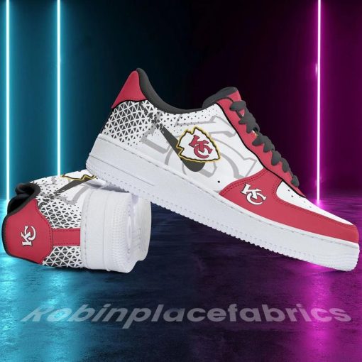 Kansas City Chiefs Force 1 Luxury Shoes V04 - Image 2