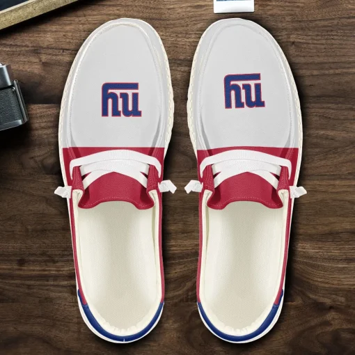 New York Giants Hey Dude Custom Name Shoes V10 - Image 5