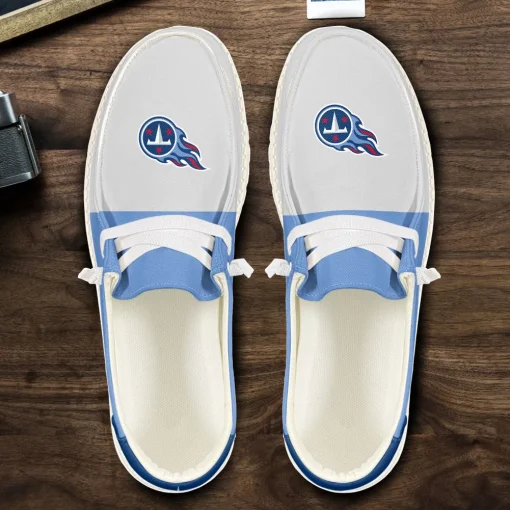 Tennessee Titans Hey Dude Custom Name Shoes V10 - Image 5