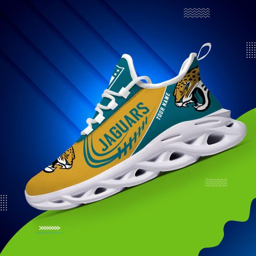 Jacksonville Jaguars Shoes Custom Max Soul Shoes V06 - Image 8