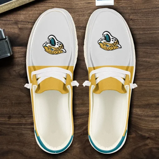 Jacksonville Jaguars Hey Dude Custom Name Shoes V10 - Image 5