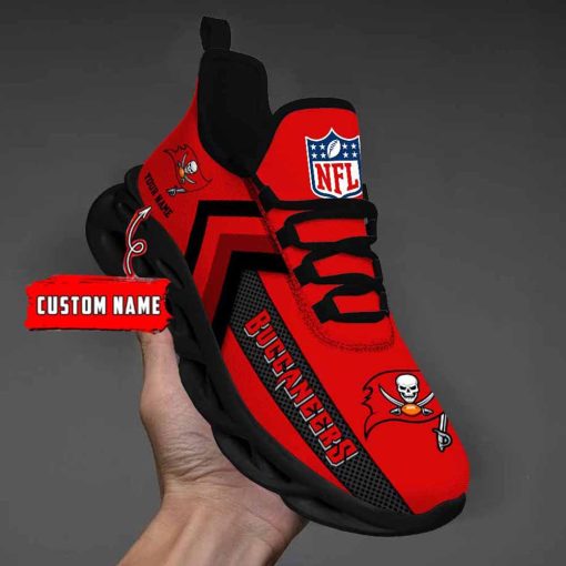 Tampa Bay Buccaneers Custom Name Max Soul Shoes V08 - Image 3