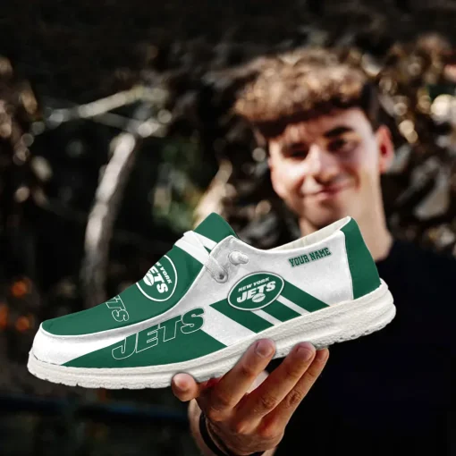 New York Jets Hey Dude Custom Name Shoes V15 - Image 7
