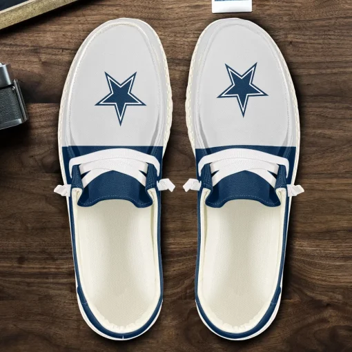 Dallas Cowboys Hey Dude Custom Name Shoes V10 - Image 5