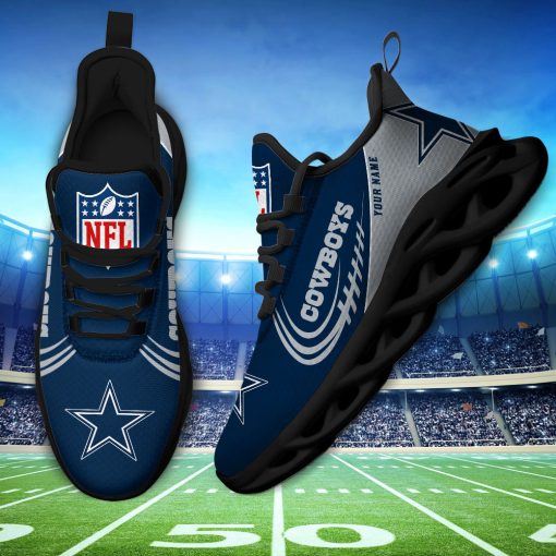 Dallas Cowboys Custom Name Max Soul Shoes V06 - Image 6
