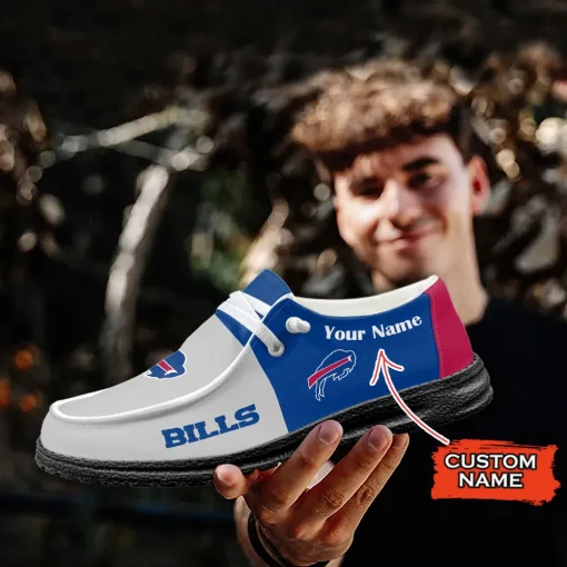 Buffalo Bills Hey Dude Custom Name Shoes V10 - Image 7