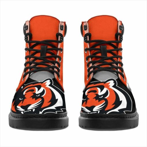 Cincinnati Bengals Vegan Leather Custom Boot Shoes V01 - Image 6