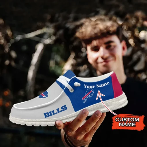 Buffalo Bills Hey Dude Custom Name Shoes V10 - Image 6