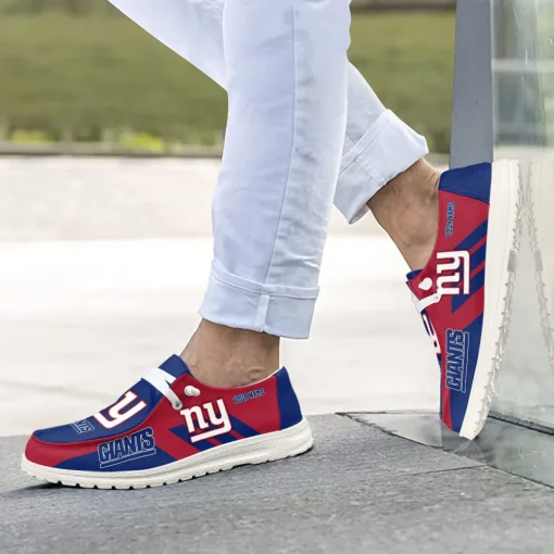 New York Giants Hey Dude Custom Name Shoes V15 - Image 5