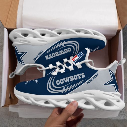 Dallas Cowboys Custom Name Max Soul Shoes V06 - Image 4