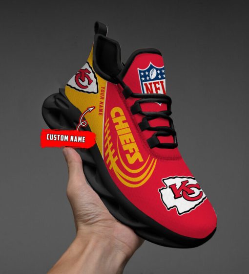 Kansas City Chiefs Shoes Custom Max Soul Luxury V06 - Image 3