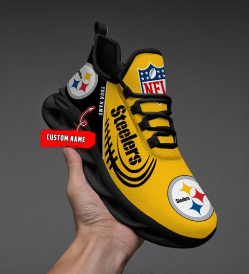 Pittsburgh Steelers Shoes Max Soul Luxury Sneakers V06 - Image 3