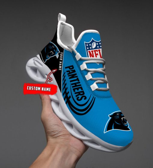 Carolina Panthers Shoes Custom Max Soul Shoes V06 - Image 3