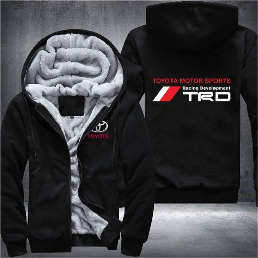 Toyota Jackets TYT Hooded Racing TRD Sweatshirt V27 - Image 3