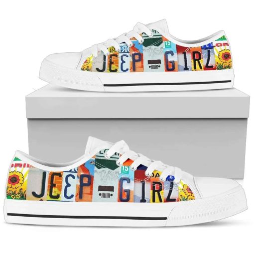 Jeep Fashionable Black Low Top Canvas Shoes For Women - Image 3