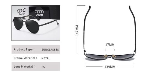 Audi Men's Polarized Sunglasses 2022 - Image 6