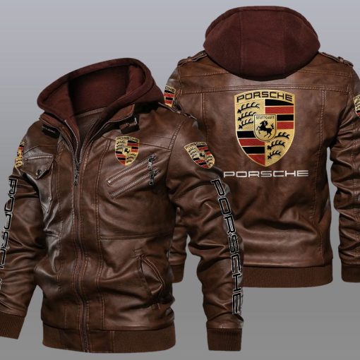 Porsche Jacket Porsche Racing Leather Jacket V50 - Image 3