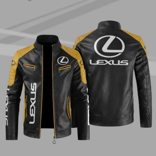 Lexus Jacket Lexus Sport Leather Jacket V17 - Image 5