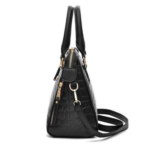 Mercedes Alligator Leather Handbag - Image 5