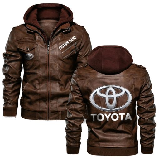 Toyota Jacket TYT Personalized Racing Leather Jacket V45 - Image 3