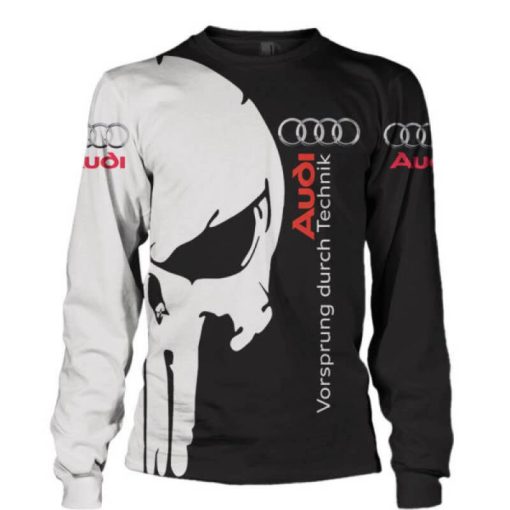 Audi Hoodies AUD Skull T-shirts Vorsprung Durch Technik V16 - Image 4