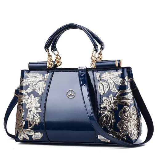 Mercedes High-Class Embroidery Women's Handbag - Image 3