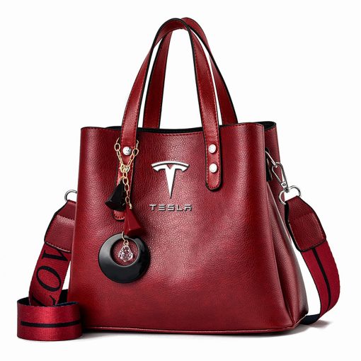 Tesla Luxury Leather Women Handbag - Image 7