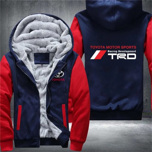 Toyota Jackets TYT Hooded Racing TRD Sweatshirt V27 - Image 4