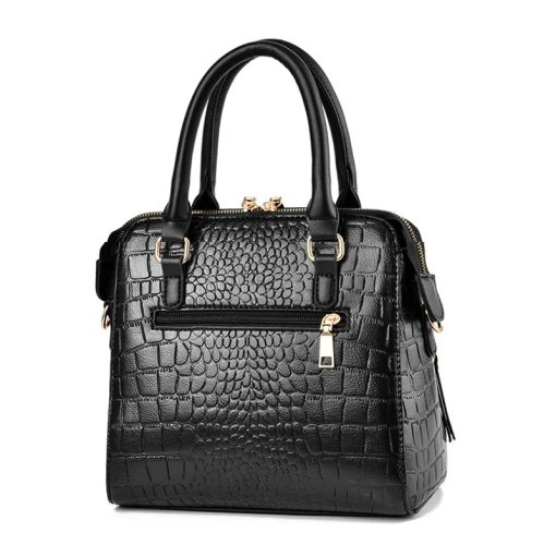 Mercedes Alligator Leather Handbag - Image 6