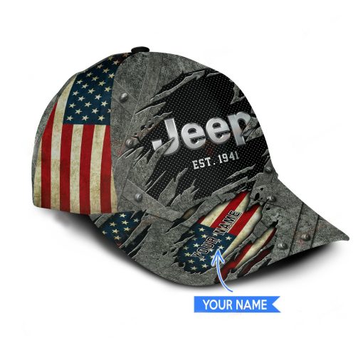 Custom Name Jeep Classic Cap For Men And Women V50 - Image 4