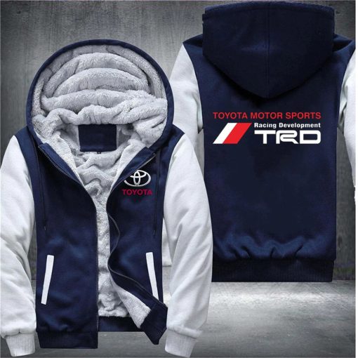 Toyota Jackets TYT Hooded Racing TRD Sweatshirt V27 - Image 5