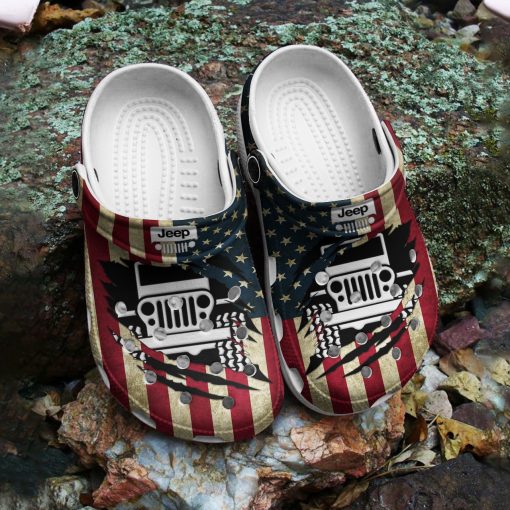 Jeep Crocs Crocband Clog American Flag - Image 5