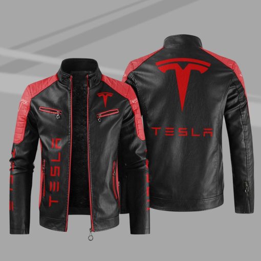 Tesla Jacket TSL Sport Leather Jacket V48 - Image 3