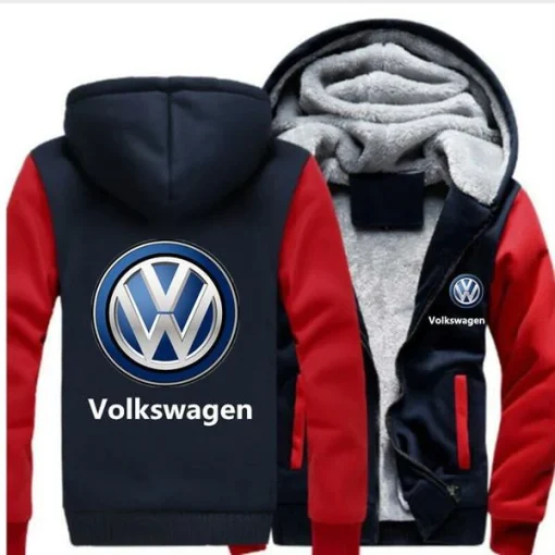 Volkswagen Hoodie VW Hooded Sweatshirt V29 - Image 5