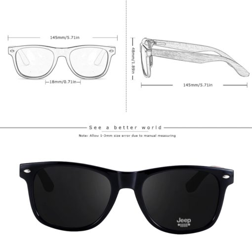 Jeep Luxury Walnut Sunglasses 2023 - Image 6