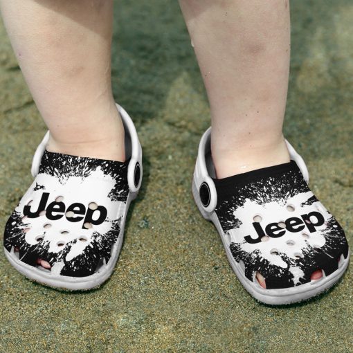 Jeep Crocs Crocband Clog Black And White - Image 6