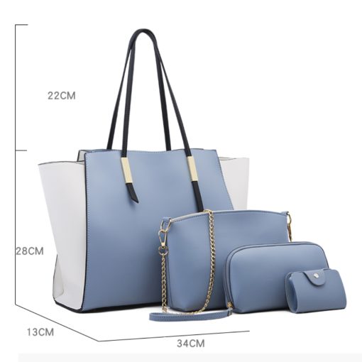Jeep Elite Leather Women's 4PCs Handbag Set - Image 13