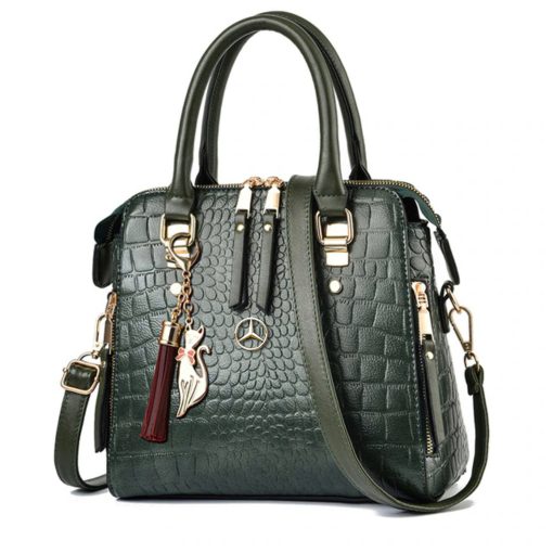Mercedes Alligator Leather Handbag - Image 3