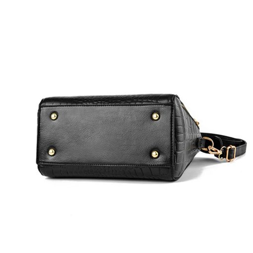 Mercedes Alligator Leather Handbag - Image 7