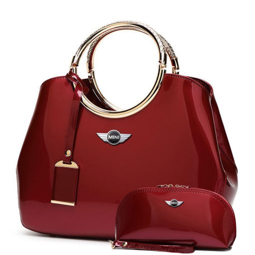 Mini Deluxe Women Handbag With Free Matching Wallet - Image 3