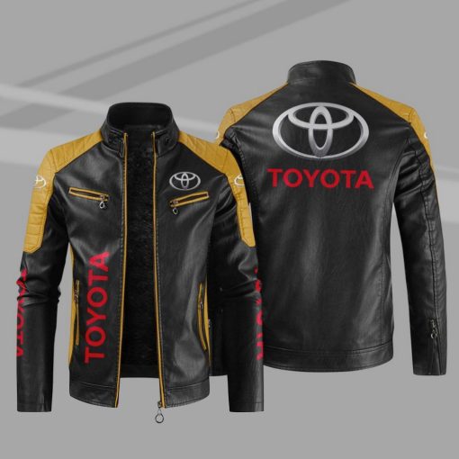 Toyota Jacket TYT Sport Leather Jacket V08 - Image 4