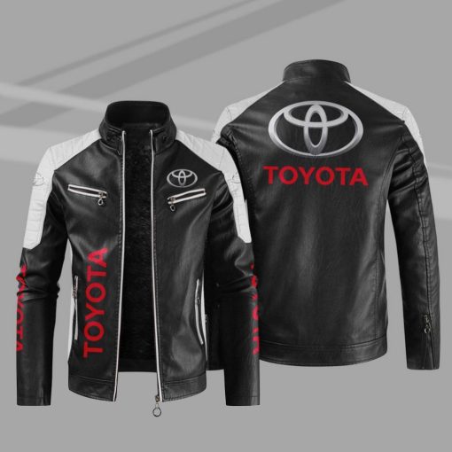Toyota Jacket TYT Sport Leather Jacket V08 - Image 3