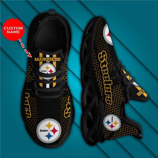 Pittsburgh Steelers Shoes Max Soul Luxury Sneakers V55 - Image 4