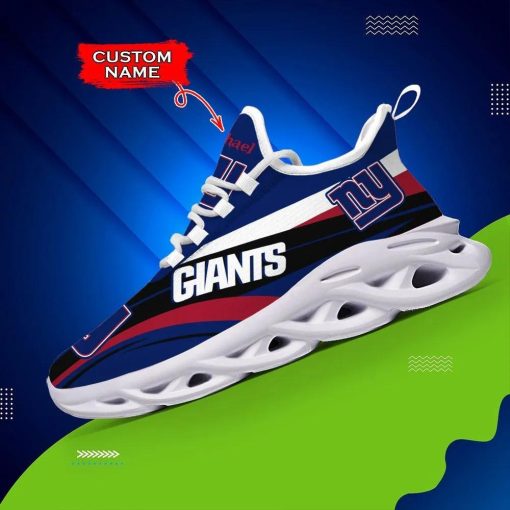 New York Giants Max Soul Shoes Luxury Custom Name V44 - Image 6