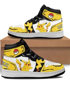 Pikachu Kids Shoes Custom Pokémon Shoes For Kids V20
