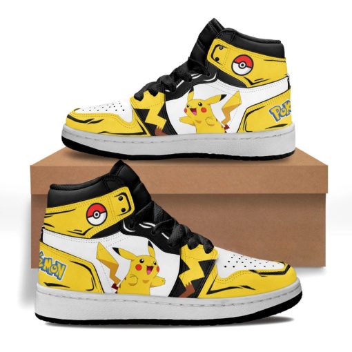 Pikachu Kids Shoes Custom Pokémon Shoes For Kids V20