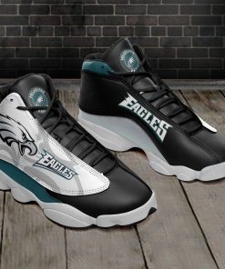 Philadelphia Eagles Shoes Air 13 All Over Print V58