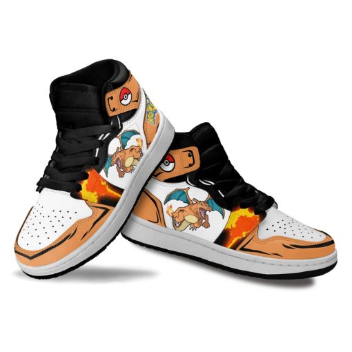 Charizard Sneakers Anime Custom Pokémon Shoes For Kids V04 - Image 3