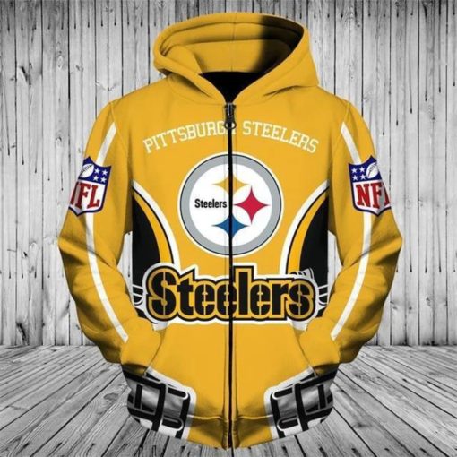 Pittsburgh Steelers Hoodies 3D Cheap On Sale V22 - Image 3