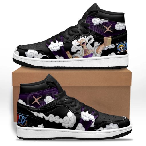 One Piece Luffy White Gear 5 Air Jordan One Piece Shoes V18 - Image 3